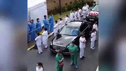 Belçika’da sağlık çalışanları Başbakan Wilmes’i protesto etti