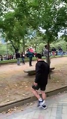 Protestas contra la gestión de Pedro Sánchez en el Paseo de la Castellana (Madrid)