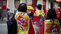Nueva jornada de protestas frente a la sede del PSOE en Ferraz al grito de 'Sánchez dimisión'