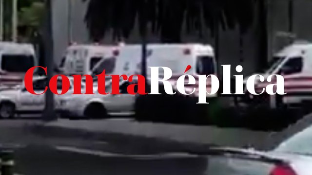 Ambulancias hacen fila afuera del Autódromo