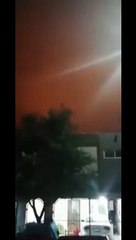 Captan extrañas luces en el cielo de Apodaca, México el Sábado 16 de Mayo del 2020