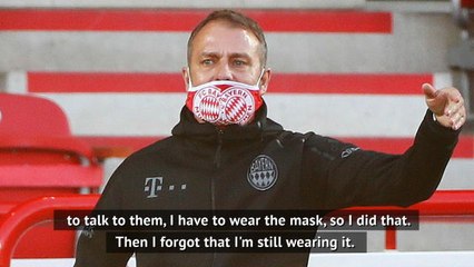 下载视频: Masks almost feel normal for us now - Bayern coach Flick