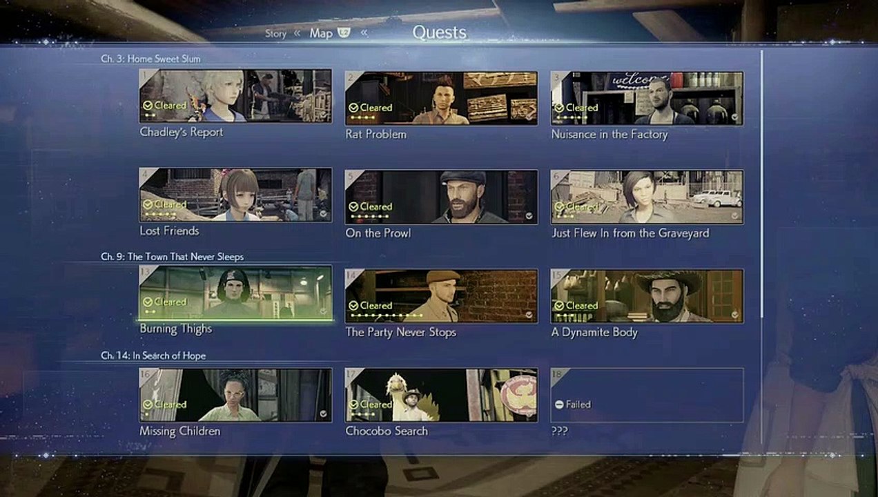 FINAL FANTASY 7 REMAKE HARD MODE (JP) PART 20 - CHAPTER 8 SIDEQUESTS