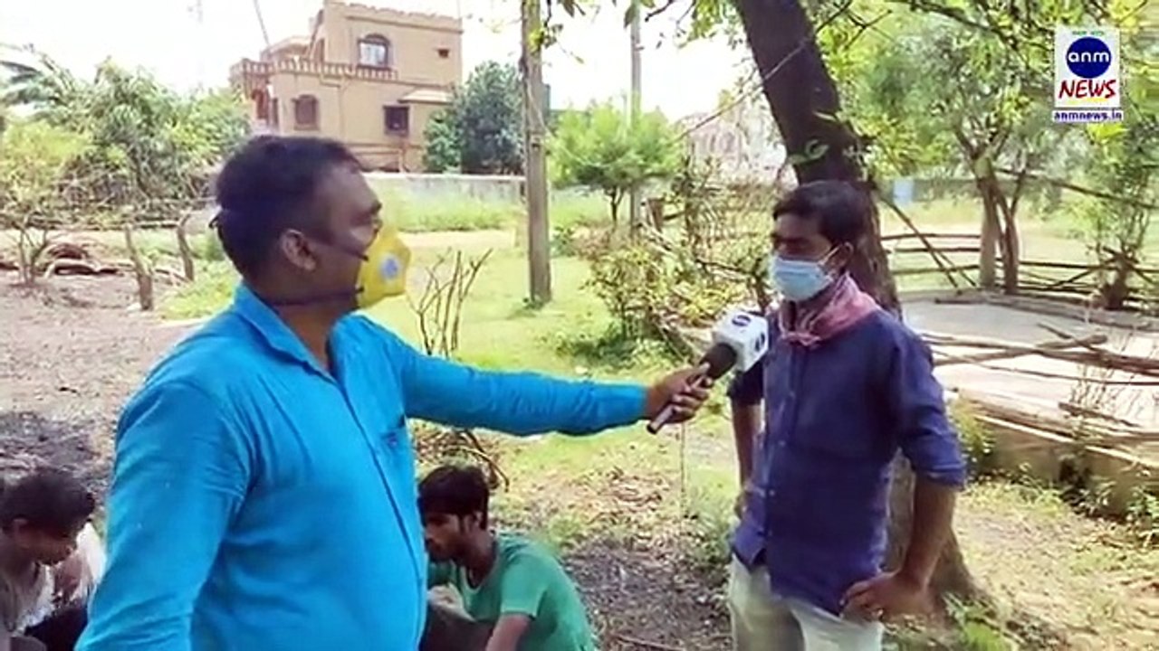ANM News - MIgrant workers travelling Raipur to Murshidabad due to lockdown