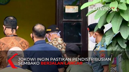 Download Video: Jokowi Tinjau Langsung Penyaluran Sembako di Johar Baru Jakpus