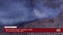 Crews battling 'East Desert Fire'