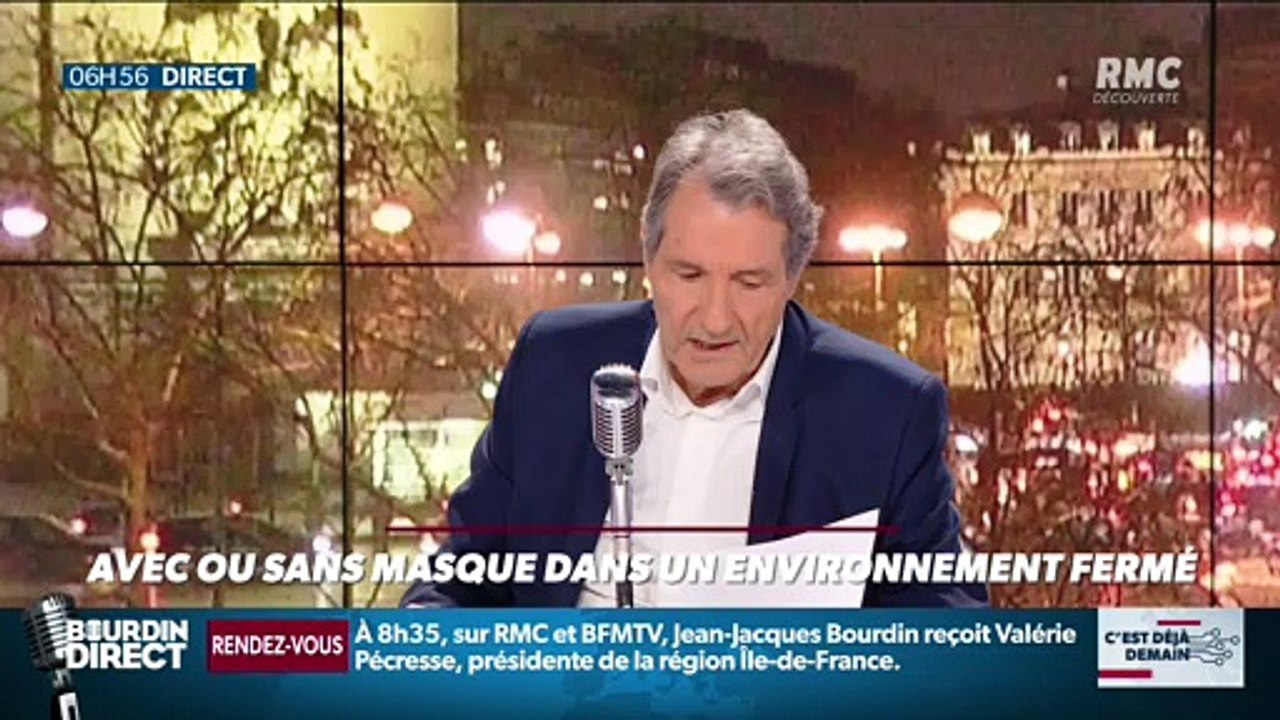 La chronique de Frédéric Simottel : Avec ou sans masque dans un environnement fermé - 18/05