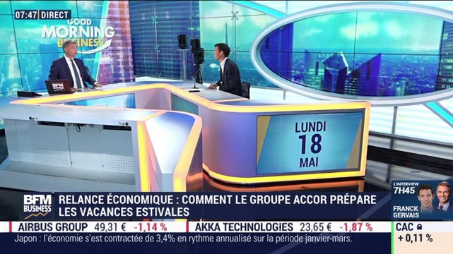Franck Gervais (Accor Europe) : Relance économique, comment le groupe Accor prépare-t-il les vacances estivales ? - 18/05