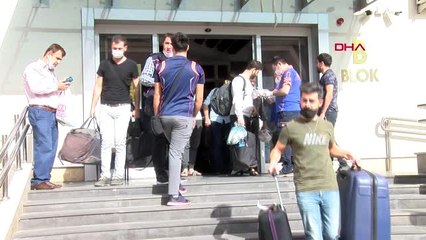 Malatya'da karantina süreleri dolan 170 kişi, memleketlerine uğurlandı