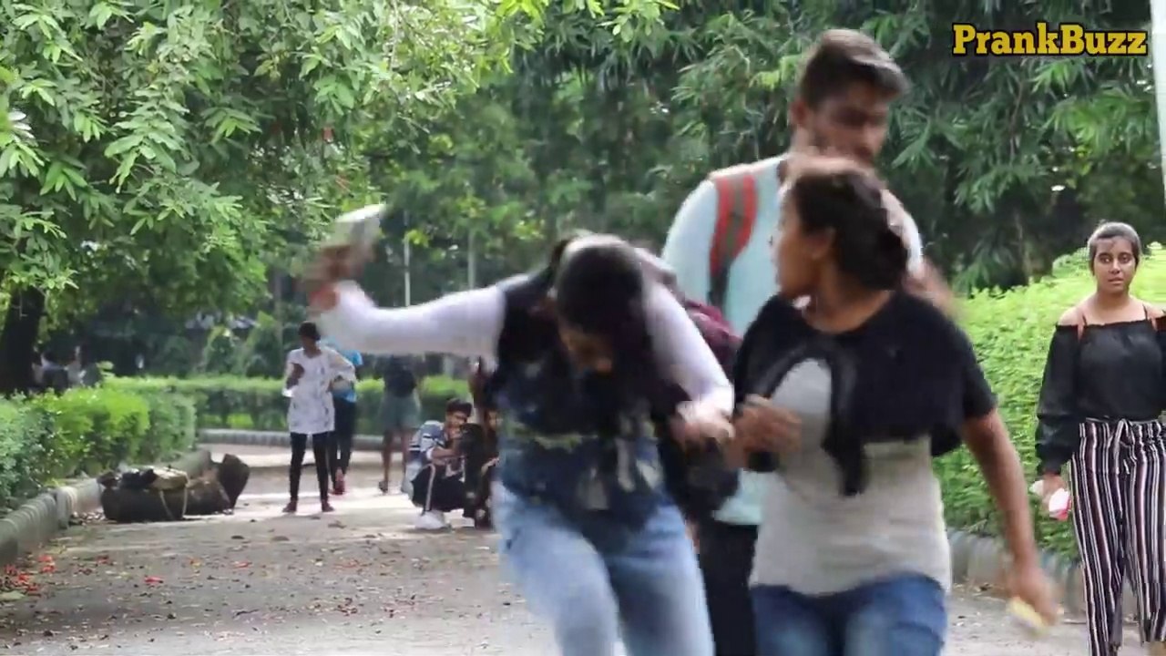 Balloon Prank on Cute Girls  PrankBuzz