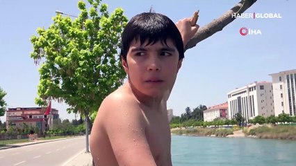 Adana'da rekor sıcakta yasak dinlemediler