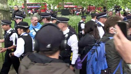 Several arrested at anti-lockdown protest in London's Hyde Park