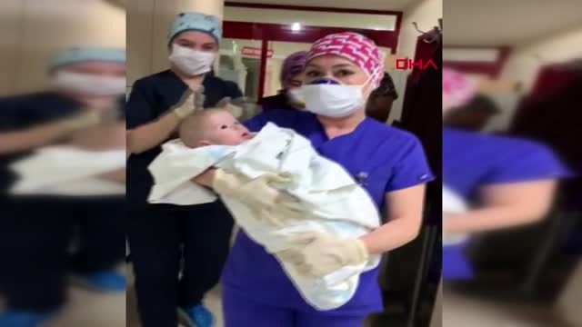 Kütahya'da 4 aylık bebek koronavirüsü yendi