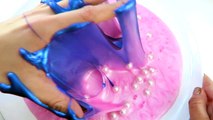 Metallic Slime Mixing - mix pigment into slime - pigment and slime mixing - add pigment in slime