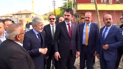 İki yıl önce sitem ettiği yerde bu kez Bakan Kurum'a teşekkür etti