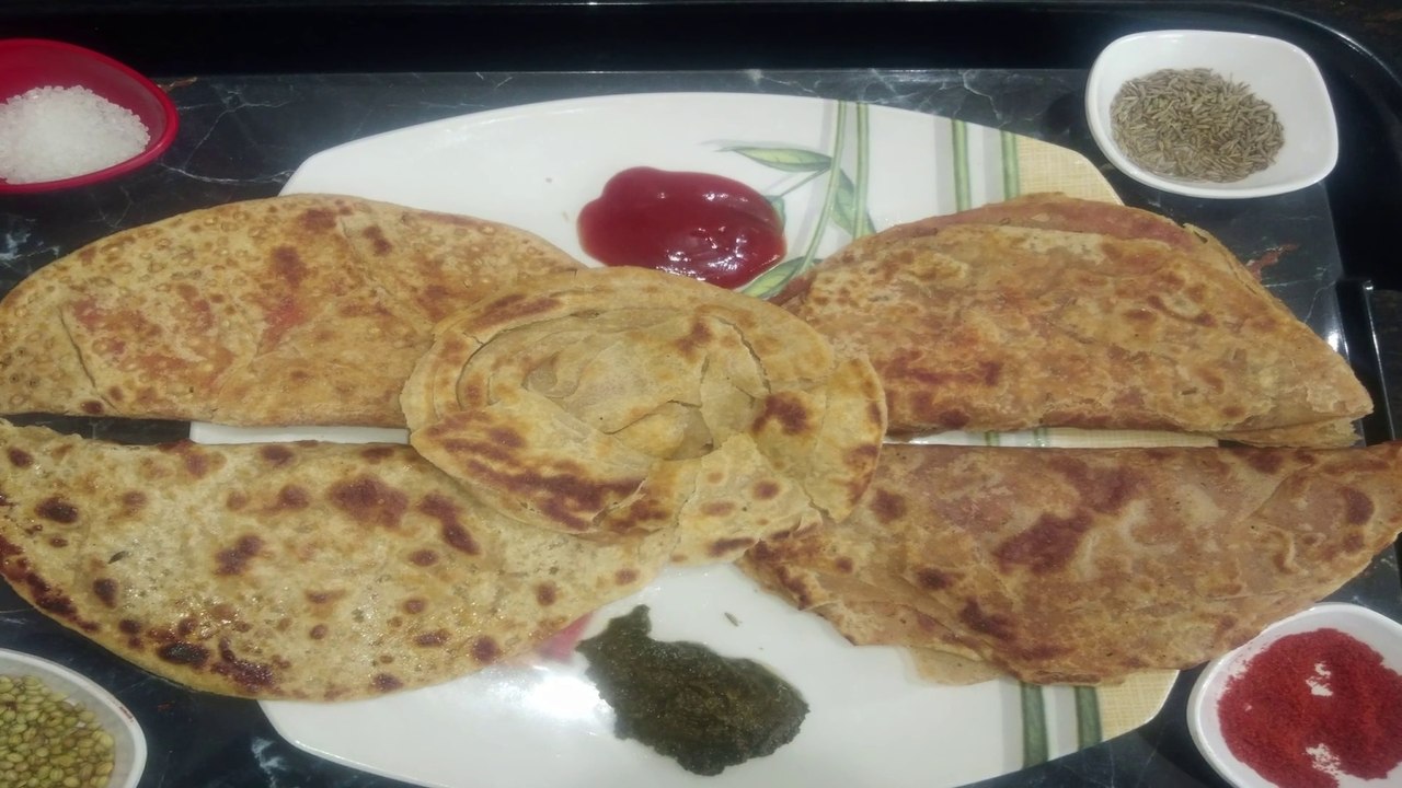 परांठे !! 5 मिनट में बनाये झटपट 5 तरह क पराठे ।