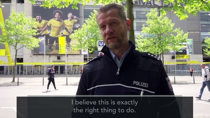 Police oversee Dortmund and Schalke bus arrivals - Bundesliga
