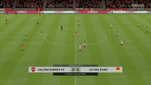 Valenciennes FC - US Orléans sur FIFA 20 : résumé et buts (L2 - 33e journée)