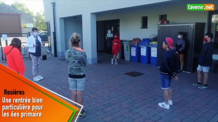 L'Avenir - Une rentrée bien particulière pour les 6es primaires de Rosières