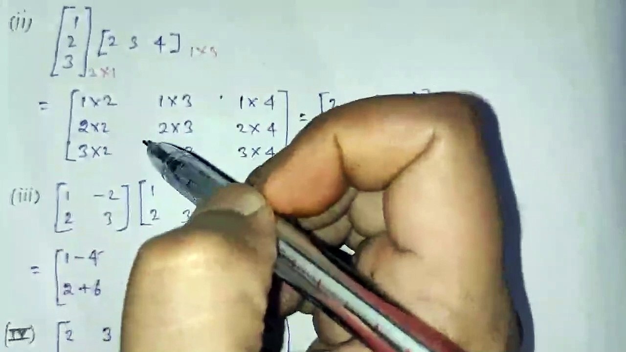 Class XII Ch-3 Matrices Ex-3.2 Ques. 1 to 6
