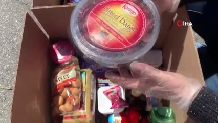 YTB desteğiyle ABD'deki müslüman toplumlara gıda ve hijyen malzemeleri