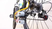 How to Make Electric Bike at home with 4 Motors 775