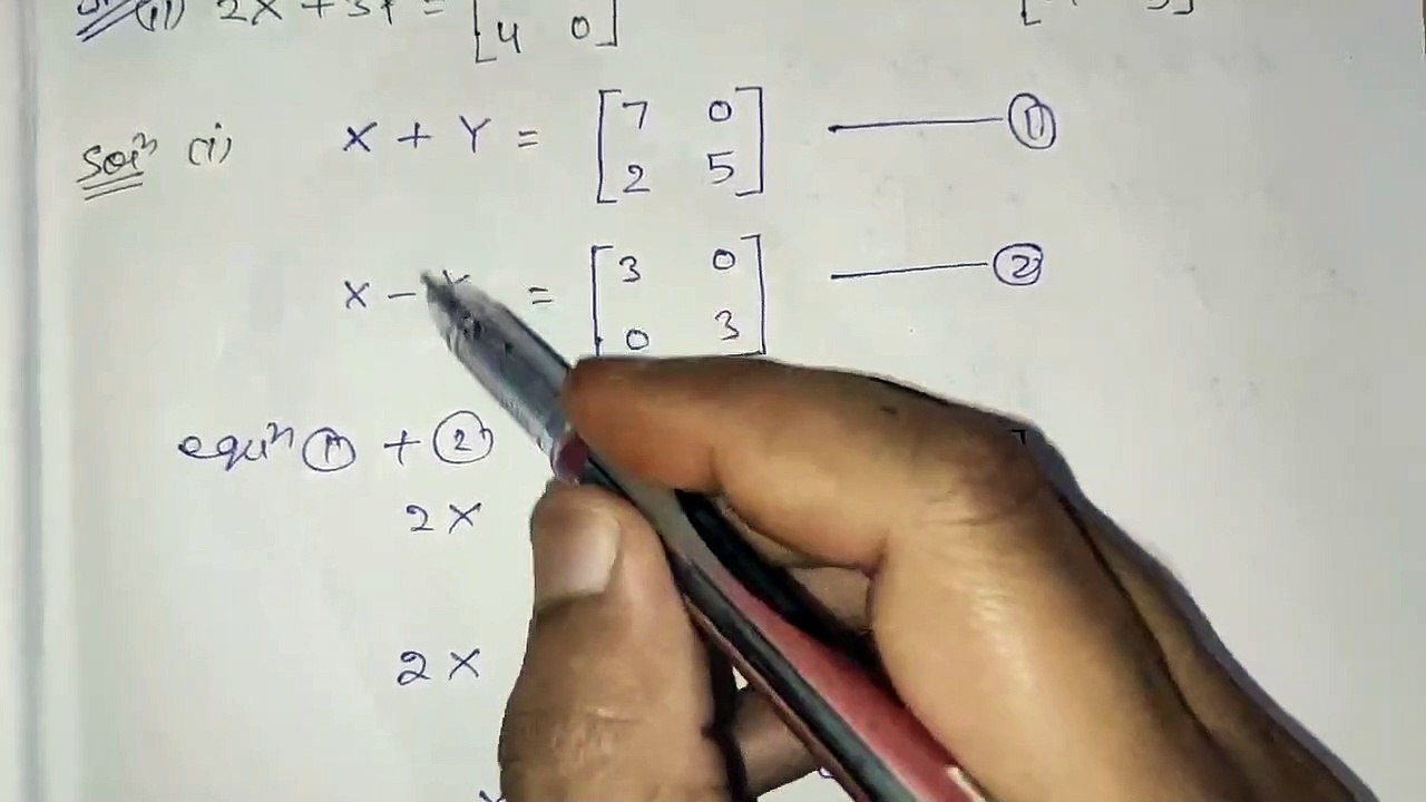 Class XII Ch-3 Matrices Ex-3.2 Ques. 7 to 12