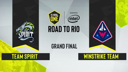 CSGO - Team Spirit vs. Winstrike Team [Nuke] Map 2 - ESL One Road to Rio -  Grand Final - CIS