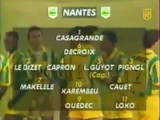 Replay Bastia Nantes 1994 1995