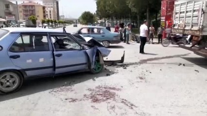 Burdur'da trafik kazası: 1 ağır 3 yaralı