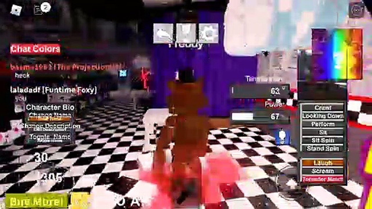 Fnaf simulator Roblox #1 Freddy