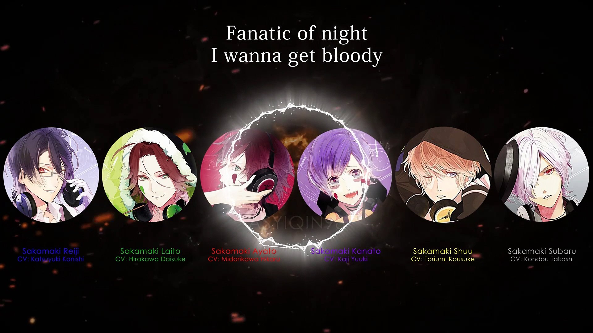 Fanatic Of Night Sakamaki Lyrics Video Dailymotion