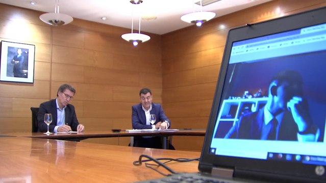 Feijóo se reúne con consejeros para analizar situación de playas gallegas