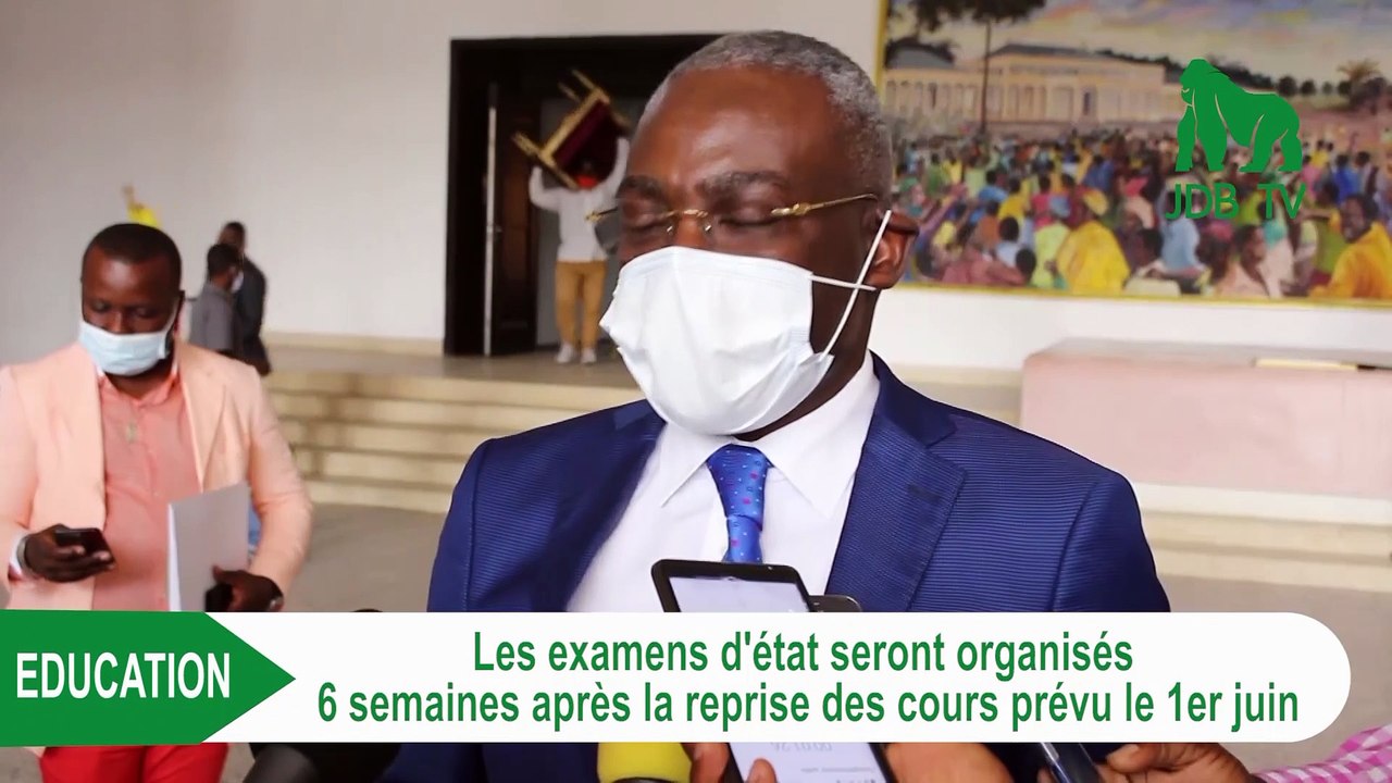 ANATOLE COLLINET MAKOSSO: Les examens d'état seront organisés 6 semaines après la reprises des cours