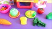 Cooking velcro toys playdoh kitchen playset learn the names of fruits and vegetables learn letters