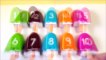 Learn colors and numbers with toy ice cream pops blocks bars balloon surprise toys