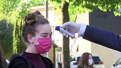 Déconfinement: rentrée très calibrée dans un collège d'Angers