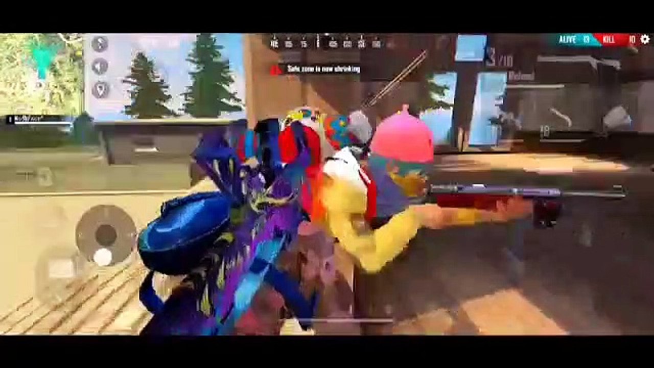 Killing montage on free fire