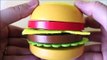 Toy cutting pizza hamburger learn names of fruits vegetables learn to count numbers