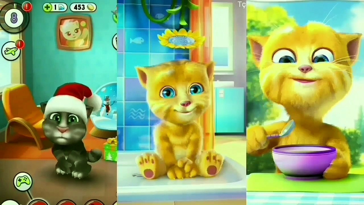 Sevilen Seçme Çocuk Şarkıları ve Tekerlemeler | Konuşan Komik kedi Tom ve Arkadaşları