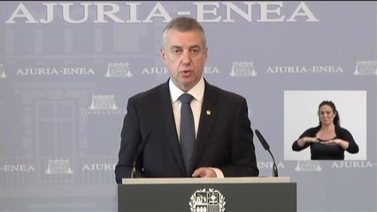 Urkullu convoca elecciones en Euskadi para el próximo 12 de julio