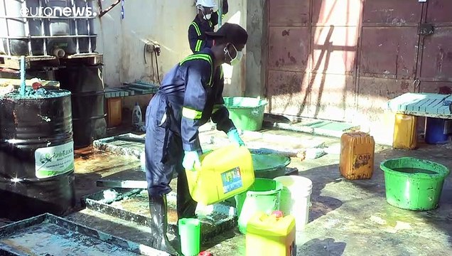 Óleos usados reciclados em sabão contra a Covid