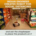 Indian Engineer Creates Robot For Social Distancing