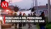 Toma clandestina ocasiona fuga de gas LP en Amozoc, Puebla
