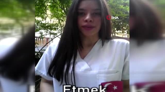 Lise öğrencileri evlerinden 19 Mayıs klibi çekti