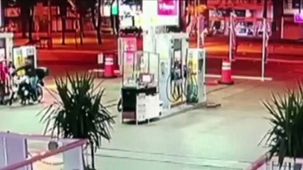 Veja: câmera mostra acidente com veículo que fugia da polícia na Avenida Brasil