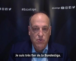 Coronavirus - Tebas : "La Bundesliga, un exemple à suivre"