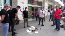 Malatyalı kuaför ve güzellik salonlarından tepki...Sağlık Müdürlüğü önünde protesto yaptılar