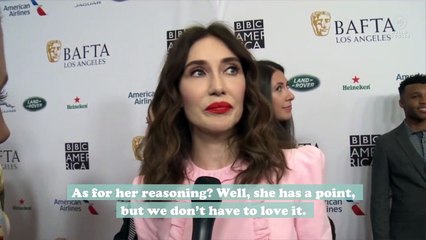 Carice van Houten defended the “clumsiness” of the Game of Thrones finale for this honest reason