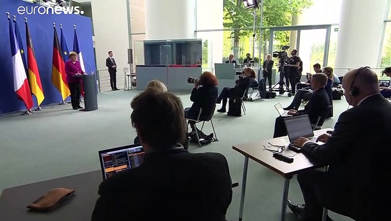 Kraftanstrengung für Europa: Merkel und Macron und 500 Mrd Euro